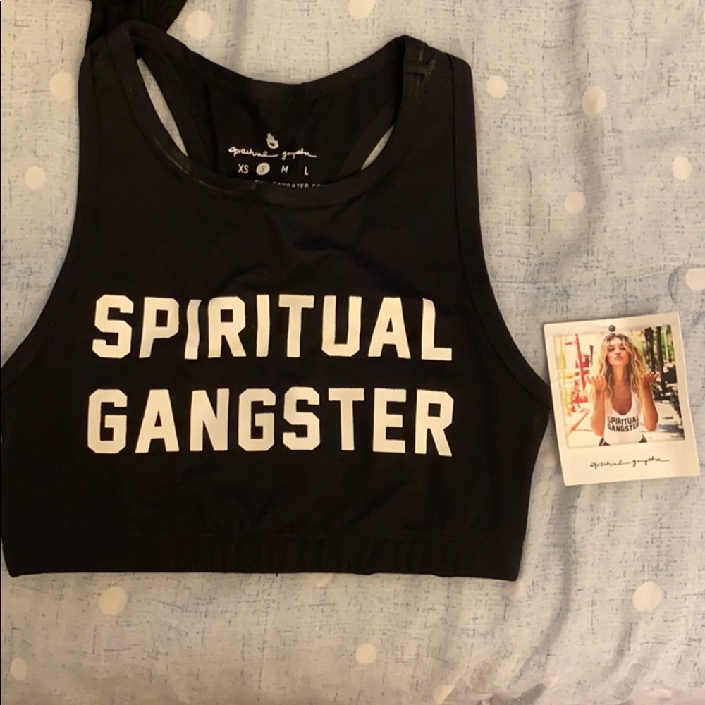 Spiritual gangster sports bra yoga